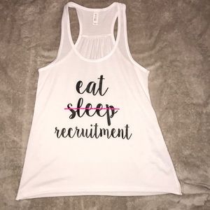 Racerback sorority tank top